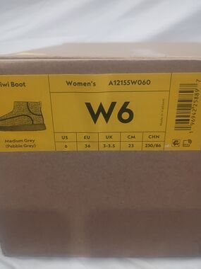 allbirds Medium Grey Kiwi Boot - Women's Size W6